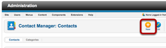 Create a Contact Form in Joomla 2